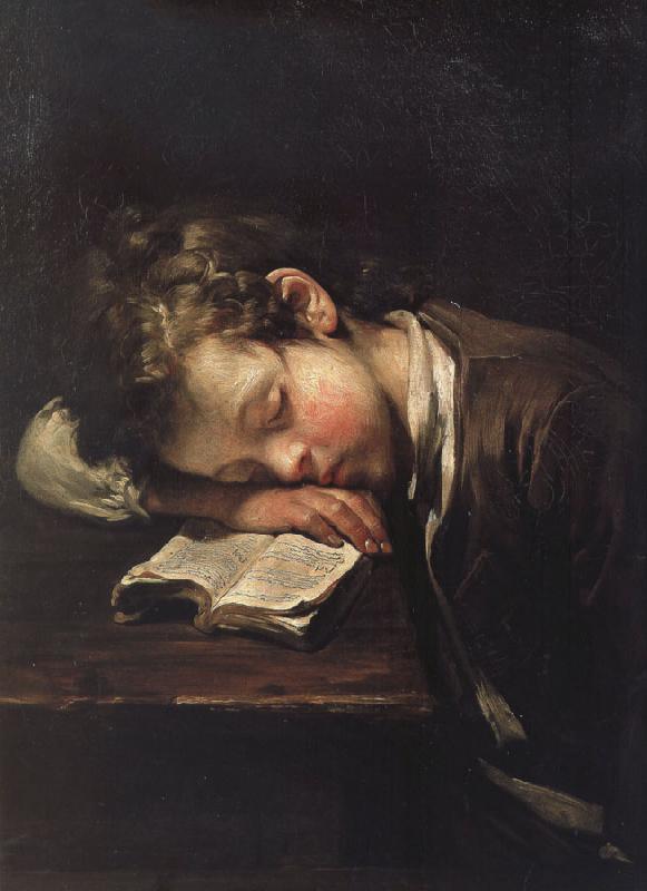 Jean Baptiste Greuze la petit paresseux